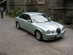 Jaguar S-Type at a wedding in August 2009