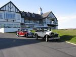 1946 Rover Fourteen P2 and 1929 Essex Super Six Challenger at a wedding in March 2010