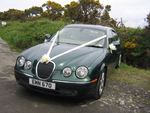 Modern Jaguar S-Type at a wedding in May 2011