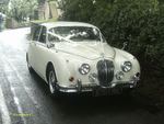 1965 Jaguar Mark 2 at a wedding on 6 July 2012