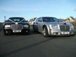 Chrysler 300 Saloons in Black and Silver