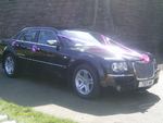 Chrysler 300 Saloon in Black at a wedding in April 2014